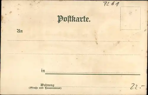 Litho Sornzig Ablaß Mügeln in Sachsen, Klostergärtnerei