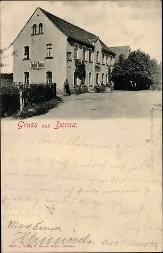 Ak Dorna Döben Grimma in Sachsen, Gasthof Dorna