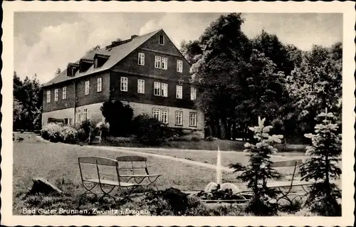 Ak Niederzwönitz Zwönitz im Erzgebirge Sachsen, Bad Guter Brunnen