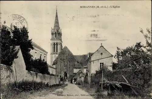 Ak Morannes Maine et Loire, L'Eglise