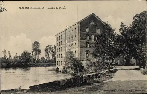 Ak Morannes Maine et Loire, Moulin de Pendu