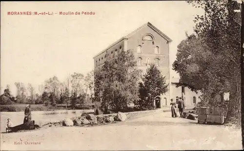 Ak Morannes Maine et Loire, Moulin de Pendu