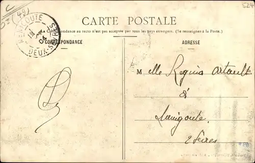 Ak Morannes Maine et Loire, Vue des Moulins