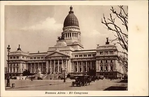 Ak Buenos Aires Argentinien, El Congreso