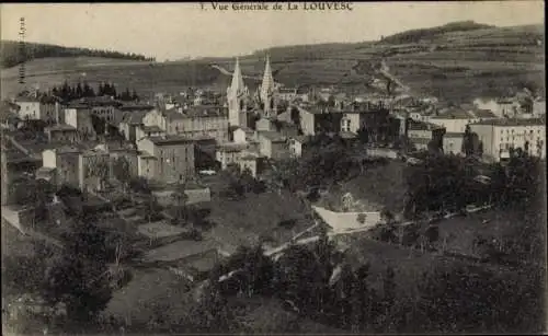 Ak La Louvesc Ardèche, Vue générale