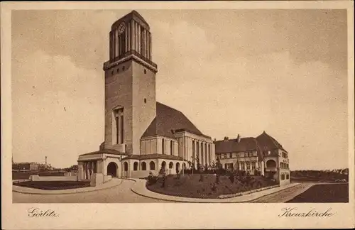 Ak Görlitz Lausitz, Kreuzkirche