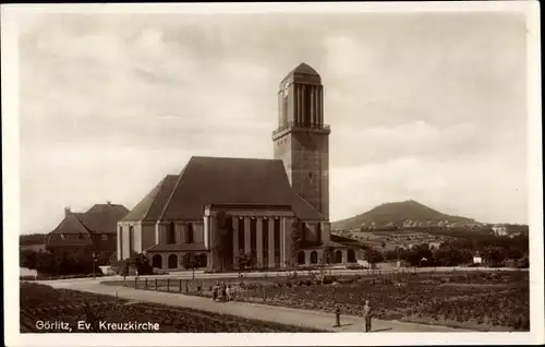 Ak Görlitz Lausitz, Kreuzkirche