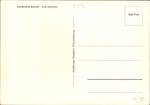 Ak Asendorf Kalletal, Blick auf das Landheim Salem
