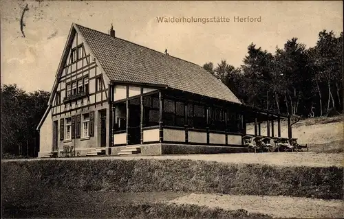 Ak Herford in Nordrhein Westfalen, Walderholungsstätte
