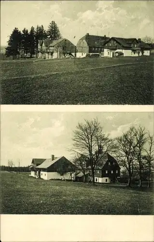 Ak Nassau Frauenstein im Erzgebirge, Altes Forsthaus