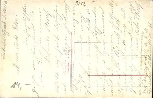 Ak Niederbobritzsch Bobritzsch Hilbersdorf im Erzgebirge, Blick auf den Ort, Buchbinderei, Wehr