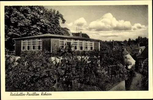 Ak Kohren Sahlis Frohburg Sachsen, Ratskeller Pavillon