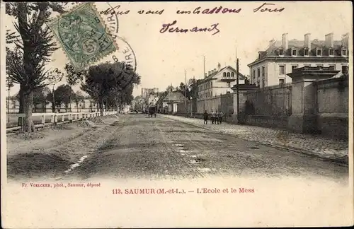 Ak Saumur Maine et Loire, L'Ecole et le Mess