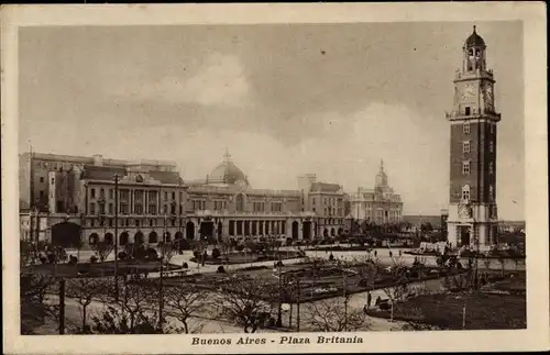 Ak Buenos Aires Argentinien, Plaza Britania