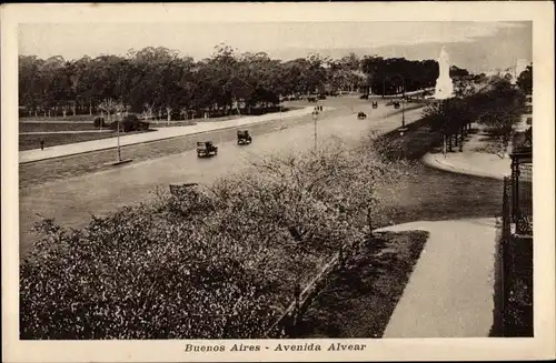 Ak Buenos Aires Argentinien, Avenida Alvear