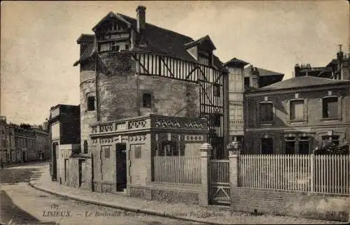 Ak Lisieux Calvados, Le Boulevard Sainte Anne