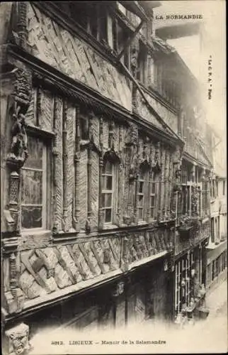 Ak Lisieux Calvados, Manoir de la Salamandre