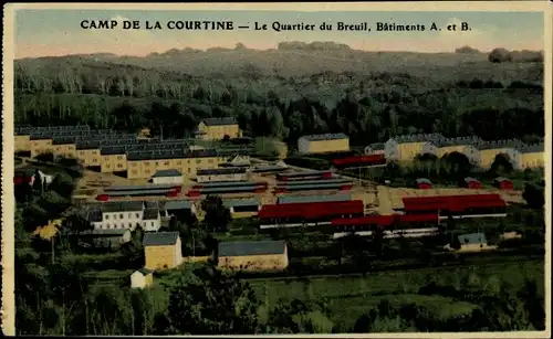 Ak La Courtine Creuse, Le Quartier du Breuil, Batiments A et B
