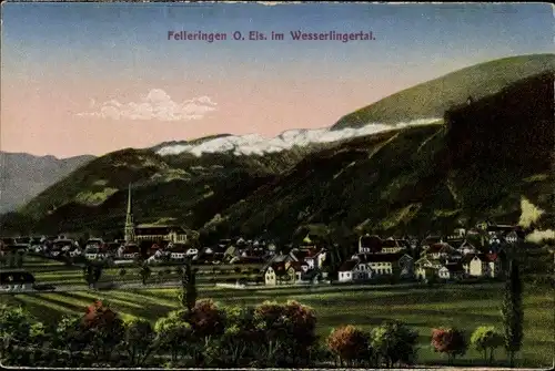 Ak Fellering Felleringen Elsass Haut Rhin, Panorama, Wesserlingertal