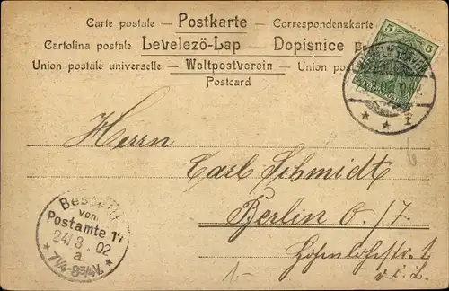 Ak Mulhouse Mülhausen Elsass Haut Rhin, Post