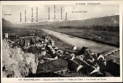 Ak Montmelian Savoie, Quartier de la Chaine, Vallee de l'Isere