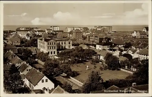 Ak Wangerooge in Friesland, Blick auf die Anlagen von oben