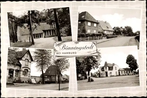 Ak Bönningstedt in Schleswig Holstein, Straßenpartien