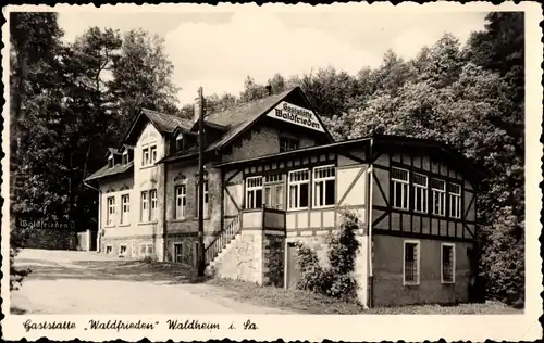 Ak Waldheim in Sachsen, Gaststätte "Waldfrieden"