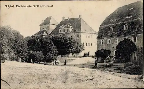 Ak Bieberstein Reinsberg in Sachsen, Schloss