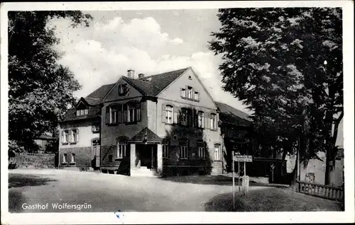 Ak Zwickau in Sachsen, Gasthof Wolfersgrün