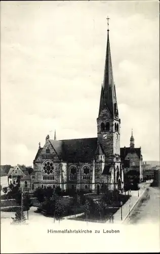 Ak Dresden Ost Leuben, Himmelfahrtskirche