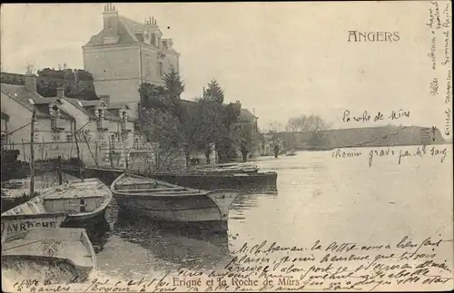 Ak Erigné Maine et Loire, La Roche de Murs