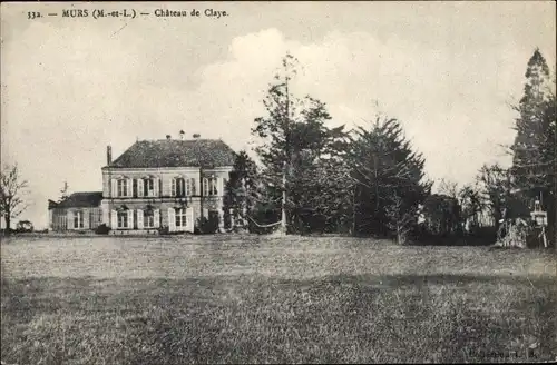 Ak Murs Maine et Loire, Chateau de Claye