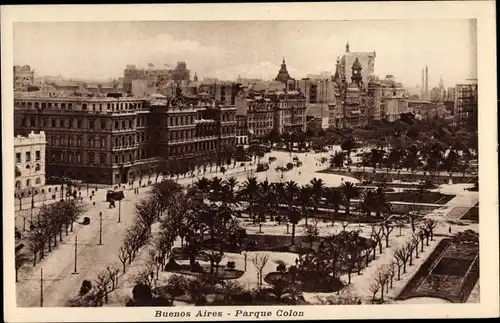 Ak Buenos Aires Argentinien, Parque Colon