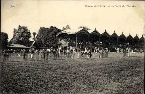 Ak Caen Calvados, Courses, La Sortie des Chevaux