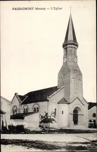 Ak Haudiomont Meuse, L'Eglise