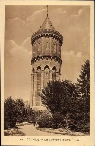 Ak Colmar Kolmar Elsass Haut Rhin, Le Chateau d'Eau