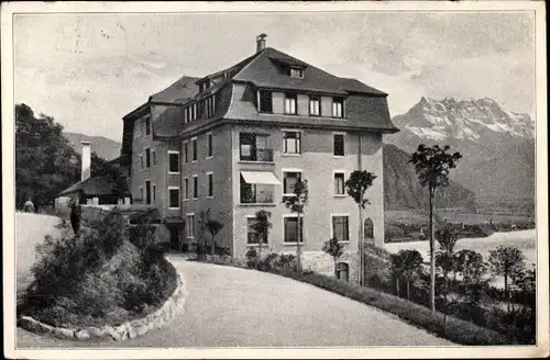 Ak Chamby sur Montreux Kanton Waadt Schweiz, Etablissement Medical Mont Riant