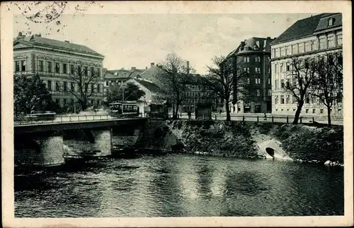 Ak Brno Brünn Südmähren, Wiener Straße