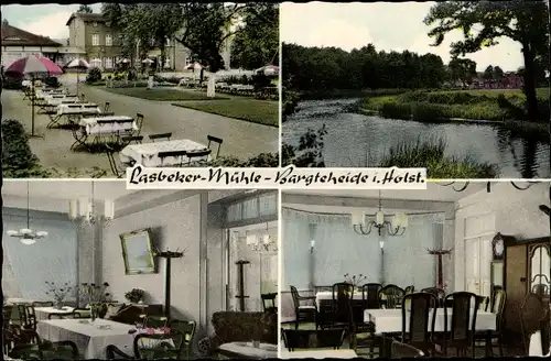 Ak Lasbek in Schleswig Holstein, Lasbeker Mühle, Inhaber W. Grewe