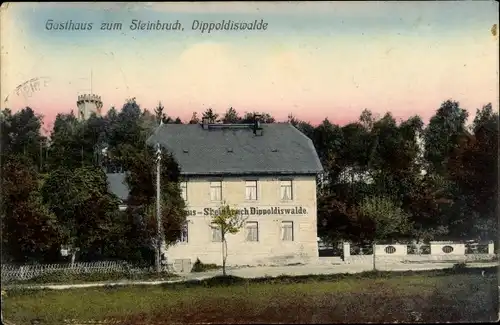 Ak Dippoldiswalde im Erzgebirge, Gasthaus zum Steinbruch