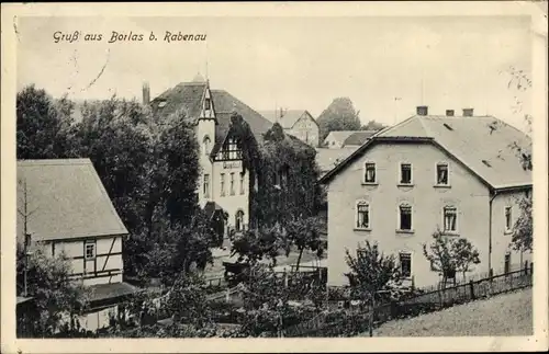 Ak Borlas Klingenberg im Erzgebirge, Gasthof zum Erbgericht, Inh. Emil Wilhelm