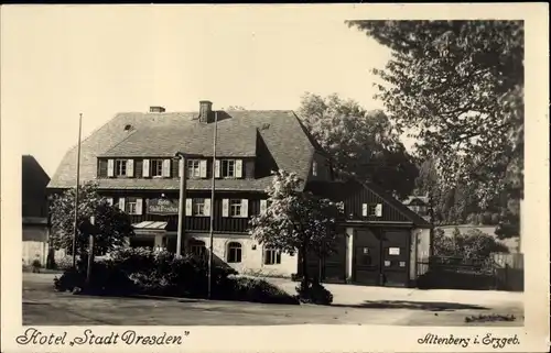 Ak Altenberg im Erzgebirge, Hotel Stadt Dresden