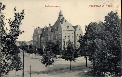 Ak Naumburg an der Saale, Realgymnasium