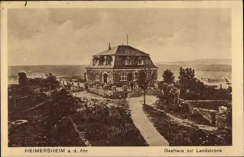 Ak Heimersheim Bad Neuenahr Ahrweiler in Rheinland Pfalz, Gasthaus zur Landskrone