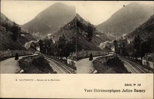 Stereo Ak Cauterets Hautes Pyrénées, Route de la Railliere