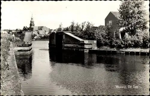 Ak Blokzijl Overijssel Niederlande, De Sas