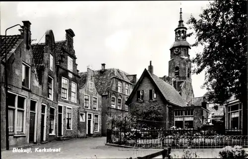 Ak Blokzijl Overijssel Niederlande, Kerkstraat