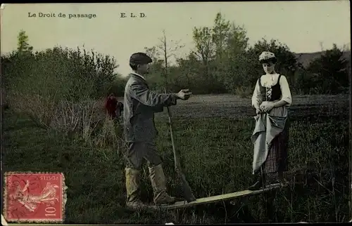 Ak Le Droit de passage