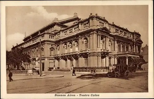 Ak Buenos Aires Argentinien, Teatro Colon
